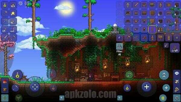 Terraria Mod APK All Items Unlocked