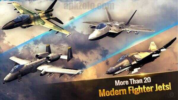 Ace Fighter Mod APK All Unlocked