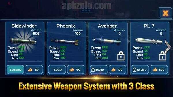 Ace Fighter Mod APK Unlimited Money