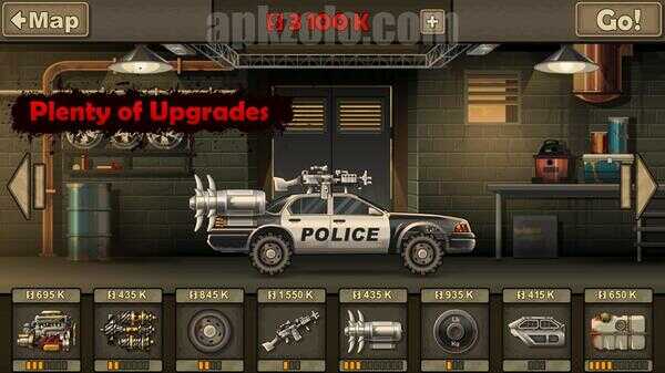 Earn to Die 2 Mod APK All Cars Unlocked and Unlimited Money