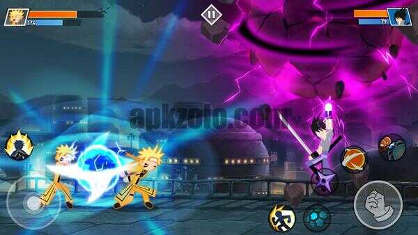 Stickman Ninja Fight Mod APK Unlimited Money and Gems and Tickets