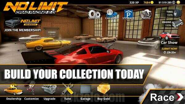 No Limit Drag Racing 2 Mod APK Free Shopping
