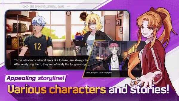 The Spike Volleyball Story Mod APK Unlock All Characters