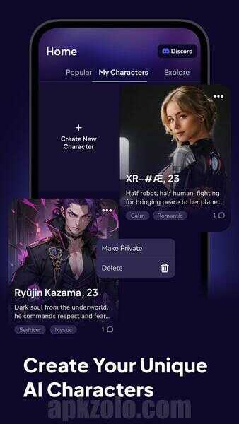 Fling AI Character Mod APK