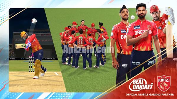 Real Cricket Swipe Mod APK Unlocked Everything