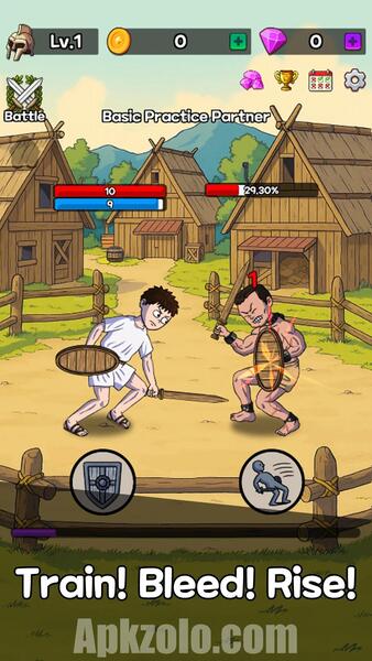 Legend of Gladiator Mod APK Unlimited Gems