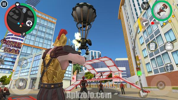 Rope Hero Cheatground MOD APK Unlimited Money and Gems