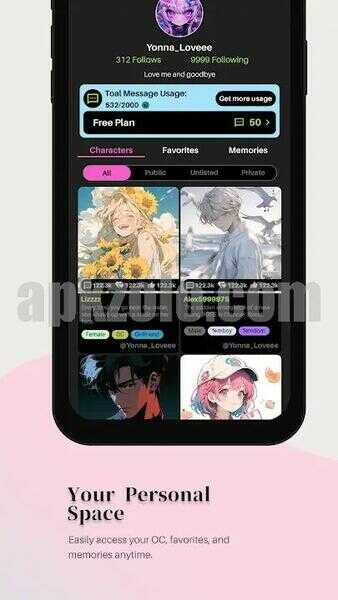 CrushOn AI Mod APK Premium Unlocked