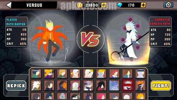 Stickman Great War Mod APK Unlocked All Characters